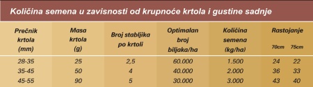 Pravilno naklijao krompir