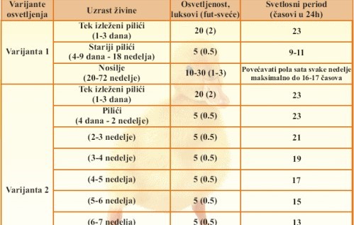 OSVETLJENJE ZA ŽIVINU